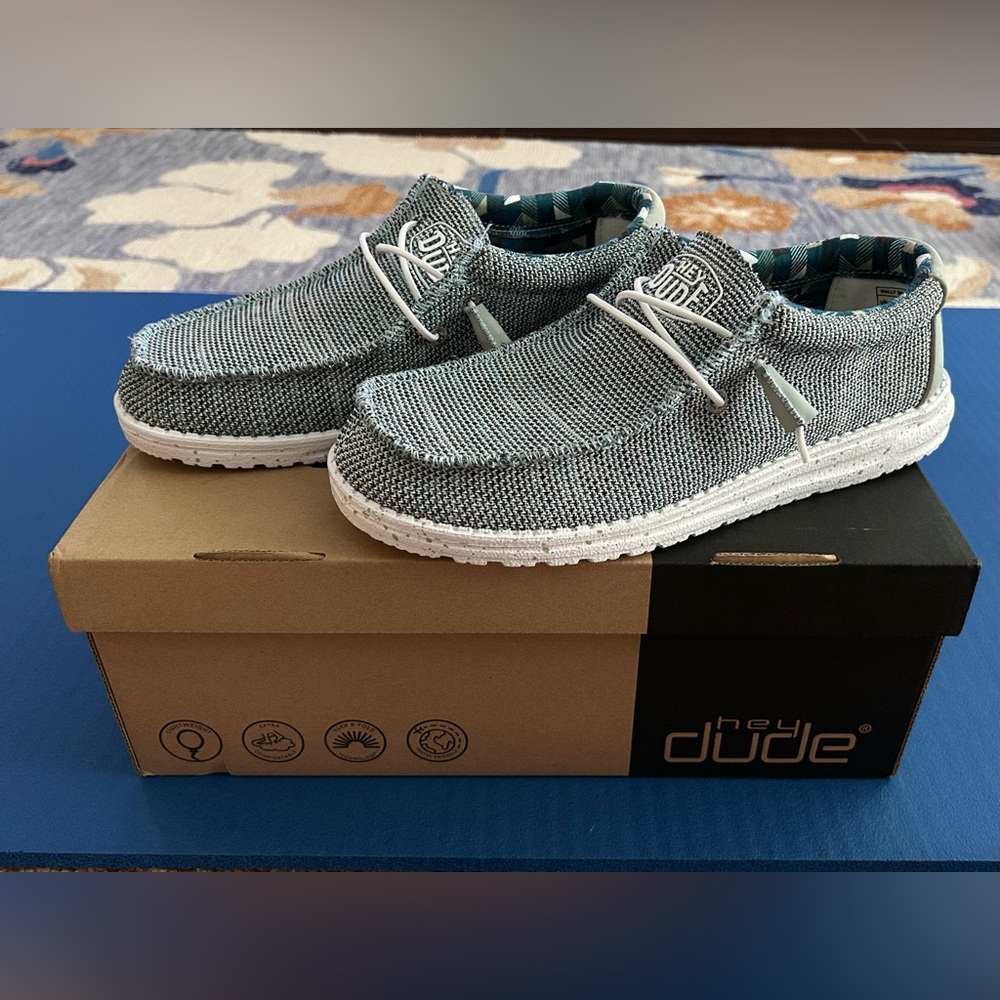 Hey Dude Ice Grey Wally Sox Shoes